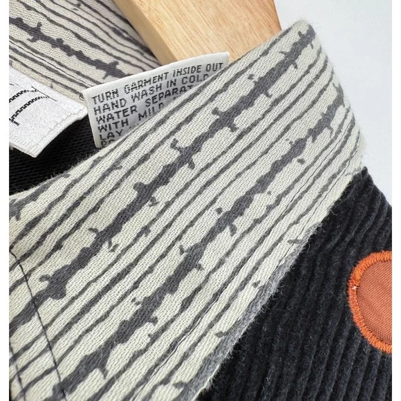 Bonnie II by Holly Black Geometric Button Up‎ Long Sleeve Sweatshirt Women's S - Picture 5 of 9